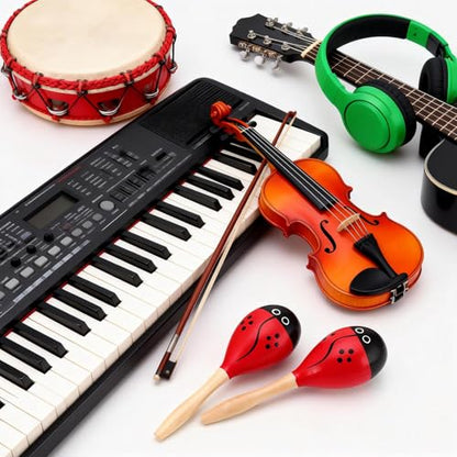 2 Pcs Maracas, 9 Inch Hand Percussion Rattles, Wooden Rumba Shaker Hand Musical Instruments with Clear Rhythm for Music Learning (Red-9 Inch) - color: Red-9 Inch