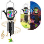 Solar Hummingbird Wind Chimes for Outside - Gifts for Mom Women Grandma,Solar Mason Jar Watering Can Hummingbird Light Unique Hanging Wind Chimes Outdoor,Yard Garden Terrace Courtyard - size: 1 pack-Hummingbird jar wind chime
