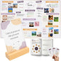 24-Day Guided Manifestation & Mindfulness Vision Board Kit with Positive Daily Affirmations Journey - color: Guided Vision Board Journey