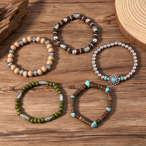 Gothic Bracelet Adjustable Punk Braided Leather Multilayer Grunge Set Bracelets Emo Metal Cuff Wrap Bangles Meaningful Gift - color: J-BZ-58