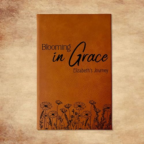 Personalized Christian Prayer Journal for Men & Women, Custom Engraved Name, Daily Devotional, Scripture Writing, Gratitude and Faith Gift