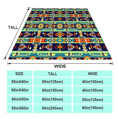 Adults Men Women Extra Soft Blankets, Abstract Geometric Ethnic Tribal Style Keep Warm Throw Blankets Oversized Wearable Blanket, Office Blankets - color: Pattern 14, size: 60x80inch-adults
