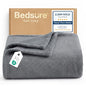 Bedsure GentleSoft Fleece Blanket Twin Size Grey - 300GSM Lightweight Plush Fuzzy Cozy Soft Warm Blanket for Bed, Sofa, Couch, Travel, Camping, 60x80 inches - color: Grey, size: Twin (60" X 80")