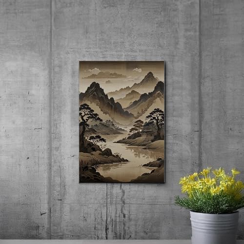 Japanese Wall Art, Minimalist Wall Art, Neutral Abstract Art, Modern Minimalist, Zen Wall Art, Zen Printed Wall Art, Japanese Art Print, Wall Art Canvas, Wall