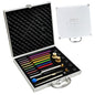 Solfeggio Tuning Fork Set - 10 Tuning Forks Perfect for DNA Healing, Chakra, Sound Therapy, Multicolour, with Exquisite Aluminum Gift Box (174 Hz, 285 Hz, 396 Hz, 417 Hz, 432Hz, 528 Hz etc) - color: Solfeggio Multicolour A