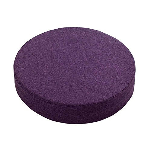 FANCY PUMPKIN Japanese Futon Seat Mat Yoga Meditation Floor Pillow Zafu Buddhist Mat, Dark Purple