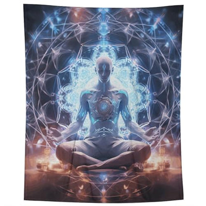 Meditation Energy Throw Blanket Fleece Blanket Fleece Throw Blanket Blanket Throw Large Blanket Bed Blanket Blanket for Bed Flannel Blanket Cute Throw Blanket 30"*40"（76 * 100cm） - size: 30"*40"（76*100cm）