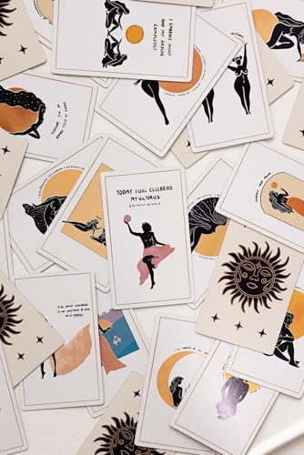 THOUGHT CATALOG Affirmation Deck by Danica GIM, 44 Beautifully Illustrated Cards for Healing and Reflection, Daily Meditation Deck