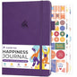 Clever Fox Happiness Notebook – Daily Positivity Journal for Women with Prompts & Positive Quotes – Affirmation & Self Esteem Gifts (Purple) - color: Purple