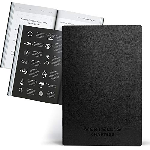 Vertellis Chapters | 13-Week Self Care Journal | 3-in-1 Gratitude Journal, Inspirational Writing Notebook, Guided Diary | Daily Reflection Journal for Mindfulness & Build Emotional Intelligence