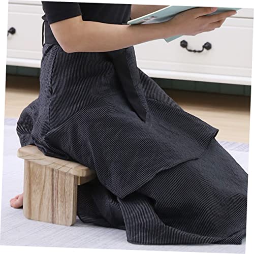 Meditation Bench Yoga Stool Wooden Stool for Meditation Portable Zen Decor
