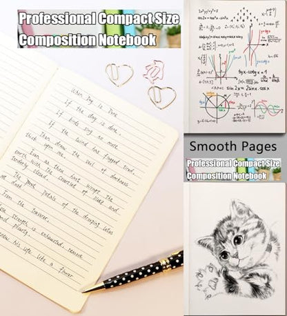 32 Pack A5 ruled Notebook Journals for travelers,students and office,Writing diary Subject Notebooks, Lined thick paper,60Pages, 30 Sheets,8.3x5.5inch - style: 32pack Lines pages