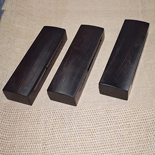 Wooden Mallet Block,Black Sandalwood High-pitched Square Clapper,Hand-made Solid Hardwood,Loud And Resonant Tone, Percussion Instrument Clapper With Percussion Stick