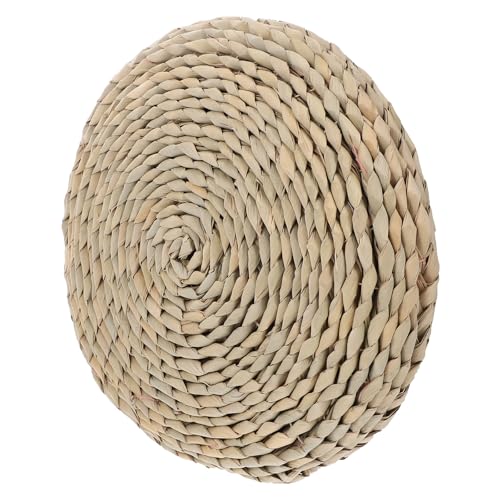 Yoga Meditation Cushion Cotton Filled Woven Round Tatami Floor Mat 30x30cm Handmade Zen Seating Pad for Home Yoga and Meditation