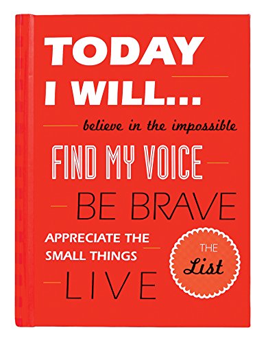 C.R. Gibson Quiet Moments Guided Journal, 224 Pages Printed With Satin Ribbon Marker, Measures 6.25" x 8.25" - The List, Dreams, Passion and Faith - color: The List, Dreams, Passion & Faith