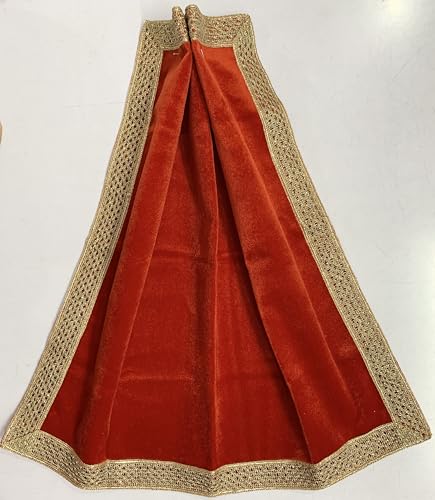 SMMS Spiritual Velvet Table Cloth Altar Tarot Spread (Red, Small- 46cm*46cm/ 18inch*18inch) - color: Red, size: Small- 46cm*46cm/ 18inch*18inch
