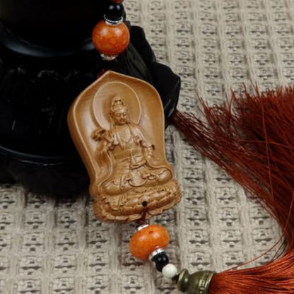Antique Guanyin Wooden Statue Accents Zen Meditation Wood Sculpture Decor for Living Room Spa Or Yoga Studio Centerpiece Books Living Room Bedroom Ornament