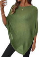 SHEWIN Womens Sheer Knit Poncho Crochet Summer Tops See Through Mesh Spring Sweaters Beach Cover Ups for Women 2026