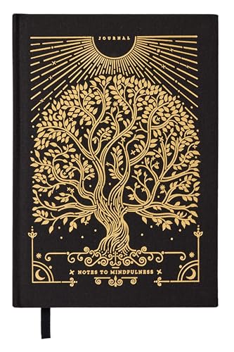 Intelligent Change Notes to Mindfulness Daily Journal for Women With Prompts to Write In, Illustrated Gratitude & Positivity, Undated Guided, Hardbound Wellness - Chelsea Kauai (Stone Black)