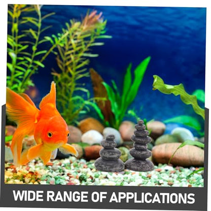 20pcs Stacked Rock Decor Japanese Zen Garden Ornaments for Indoor Outdoor Decor