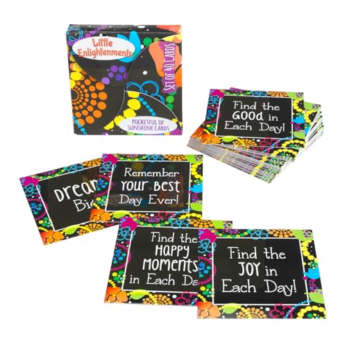 Really Good Stuff Little Enlightenments – Pocketful of Sunshine Cards – Set of 40 – Boxed Card Set – Gift of Positivity and Inspiration – Social-Emotional Learning – Mental Health - style: Pocketful of Sunshine Cards