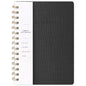 Oneirom Spiral Notebook-6.10" x 8.19" College Ruled Journal with Inner Pockets and 160 Pages,PU Leather Cover Business Journal, Twin-Wire Binding Notebook Perfect for Office & Home School Supplies : Office Products