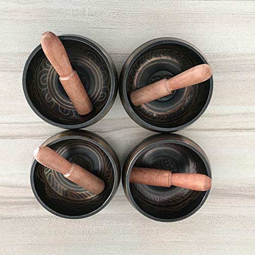 Tibetan Buddhist Bowl Buddhist Yoga Meditation Singing Bowl Feng Shui Yoga Meditation Bowl (Size : 9.5cm)