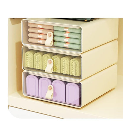 HBJWOV Desktop Storage Box With Lid Sundries Kitchen Organizer Toy Storage Baskets Home Supplies(D) - color: D