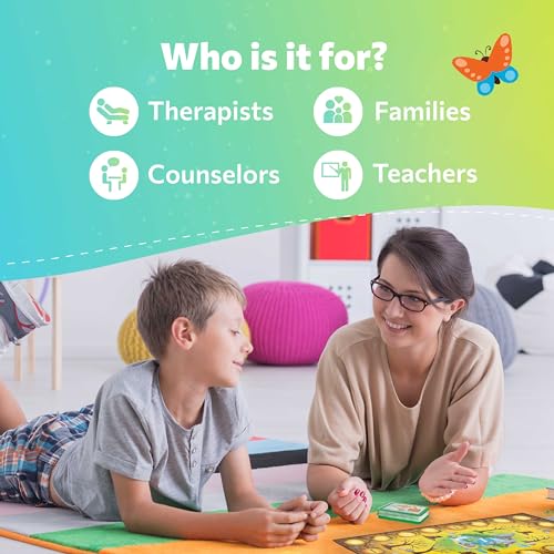 Mindful Land Mindfulness Cards for Kids - Positive Affirmations Cards for Kids Stress Reduction & CBTrees Therapy Game for Kids, Therapy Counseling Game Teaching About Ecology and Nature