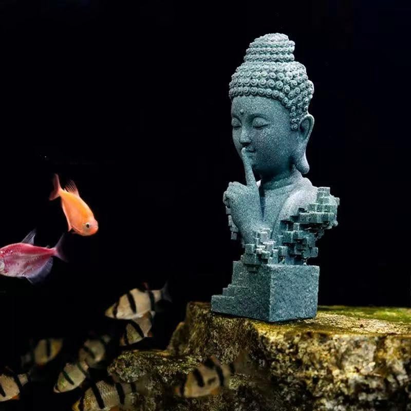 1PC Zen-Inspired Buddha Statue, Modern Silent Design for Home Decor, Yoga Spaces, Meditation Areas & Outdoor Gardens