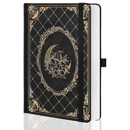 MGGAO Lined Journal Notebook for Women Men, 320 Numbered Pages 100 GSM Thick Paper, A5 Hardcover Journals for Writing, College Ruled Notebook, for School, Travel, Work