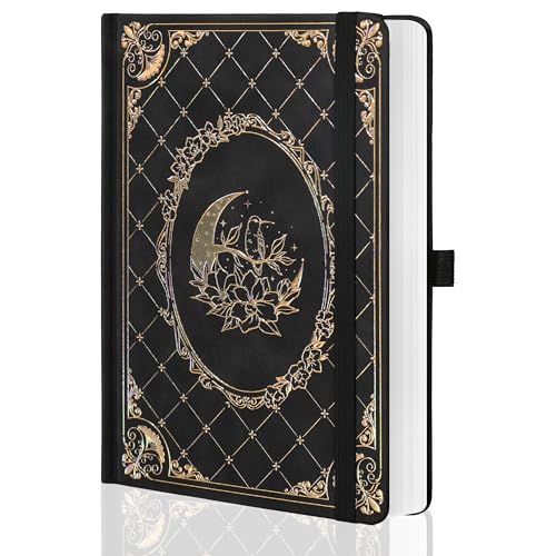 MGGAO Lined Journal Notebook for Women Men, 320 Numbered Pages 100 GSM Thick Paper, A5 Hardcover Journals for Writing, College Ruled Notebook, for School, Travel, Work