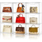 Purse Organizer for Closet,Clear Acrylic Display Case for Handbag Organizer, Purse Storage Box with Magnetic Door, Plastic Storage Bins for Book, Collectibles, Cosmetic (9 Pack)