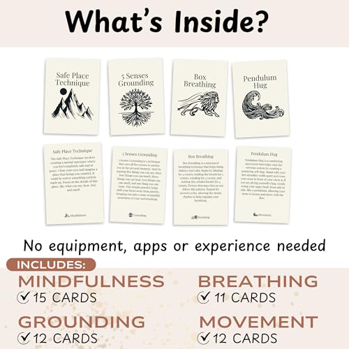 Somatic Therapy Cards with Exercises to Reset Your Nervous System, Relieve Anxiety, Soothe Stress, and Reconnect Through Mindfulness, Breathwork, and Daily Movement