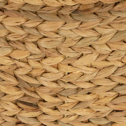 Household Essentials Large Wicker Floor Storage Basket with Braided Handle, Light Brown 19''x 25'' - style: Round