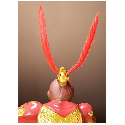 Desktop Decoration Home Decor Chinese Zen Buddhist Statues Creative Porch Living Room Display Stand Mythological Figures Ornaments Zen Coffee Table Decor Desk Accessories