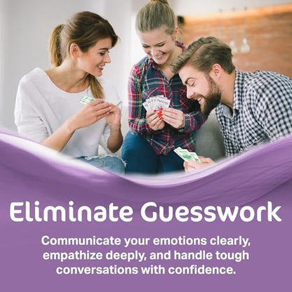 Definitions Edition – 112 Feelings and Needs Flash Cards for Emotional Literacy & Relational Harmony, User-Friendly Emotional Literacy Cards with Definitions & Four Synonyms - style: Definitions Edition