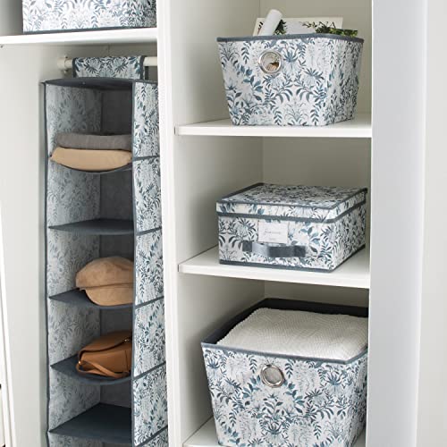 Laura Ashley Medium Storage Box | Dimensions: 11"x 12"x 6 | Foldable | Closet Organization | Storage | Parterre - style: Medium Box