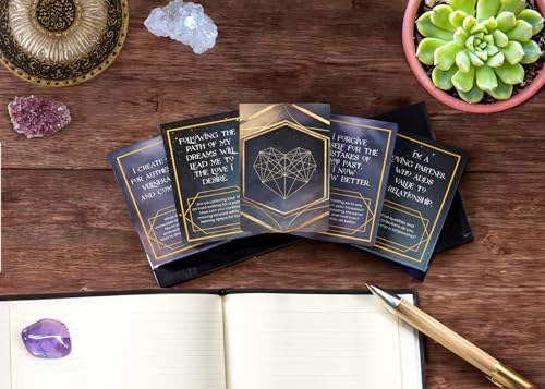Ready for Love - Affirmation Journal Prompt Card Deck for Self-Reflection to Remove Internal Blockages + Inspire You to Reach Your Highest Potential and Manifest Your Dream Life