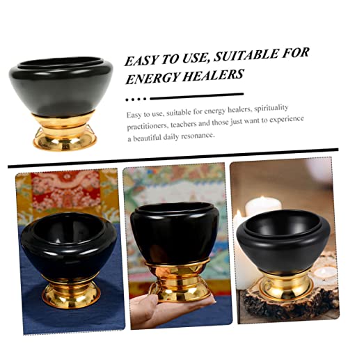 SECFOU Buddhist Sound Bowl Ornaments Meditation Bell Singing Bowl Meditation Tool