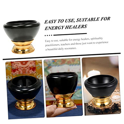SECFOU Buddhist Sound Bowl Ornaments Meditation Bell Singing Bowl Meditation Tool