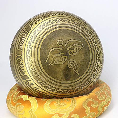Nepal Handmade Buddha Tibet Bowl Bowl Ritual Music Therapy Copper Copper Singing Bowl