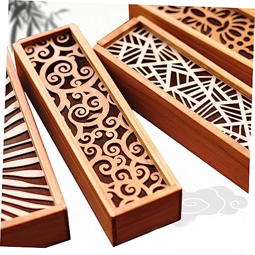 Decorative Wooden Storage Box Lid Rustic Hollow Design for Jewelry Keepsakes and Souvenirs Compact and Lightweight Wooden Box for Home Decor and Organization