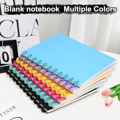 Blank Spiral Notebook For Women Blank Spiral Journal No Lines Blank Pape Notebook Spiral Sketchbook A4 Journal 160 Pages 8.3 × 11.4 Inch Unlined Journaling, Sketch book , Note Taking | Gift Artists for Drawing Office School Home(A4-Pink) - size: A4-Pink