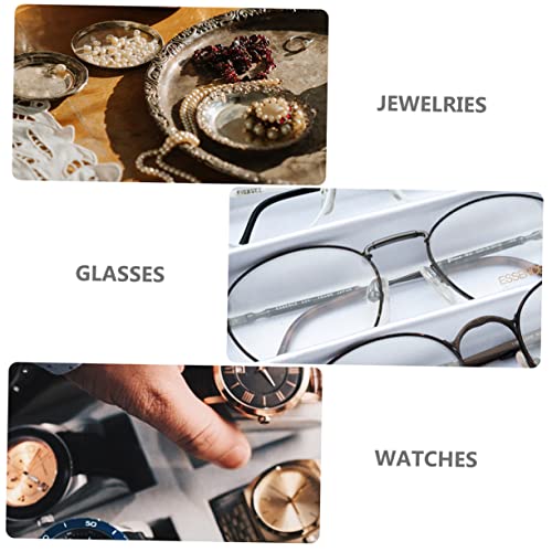ABOOFAN 2pcs Bamboo Keepsake Storage Box with Lid Versatile Organizer for Jewelry Eyeglasses Crafts Sturdy Retro Design for Practical Use