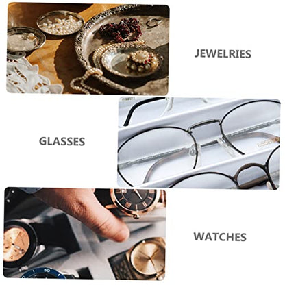 ABOOFAN 2pcs Bamboo Keepsake Storage Box with Lid Versatile Organizer for Jewelry Eyeglasses Crafts Sturdy Retro Design for Practical Use