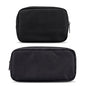 Universal Electronics/Accessories Soft Carrying Case Bag, Durable & Light-weight,Suitable for Out-going, Business, Travel and Cosmetics Kit (Small+Big-Black) - color: Small+Big-Black