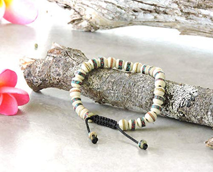 Handmade Tibetan Medicine Wrist Mala Bracelet – Buddhist Meditation Prayer Beads Healing Mala - style: white medicine bracelet