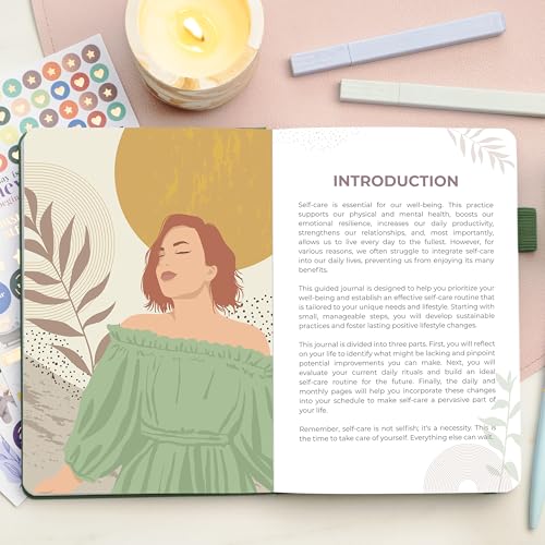 Clever Fox Self-Care Journal Premium – Daily Gratitude & Mental Health Notebook for Women – Reflection & Personal Development Journal (Forest Green) - color: Forest Green