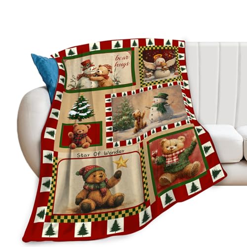 Christmas Blanket, Winter Throw Blanket, Snowman Blankets, Snowman Stuff Fleece Flannel Plush for Women Men Boys Girls Lovers Adults Soft Bedding for Sofa Bed Office Home 40"X50" - color: Christmas, size: 50"x40"